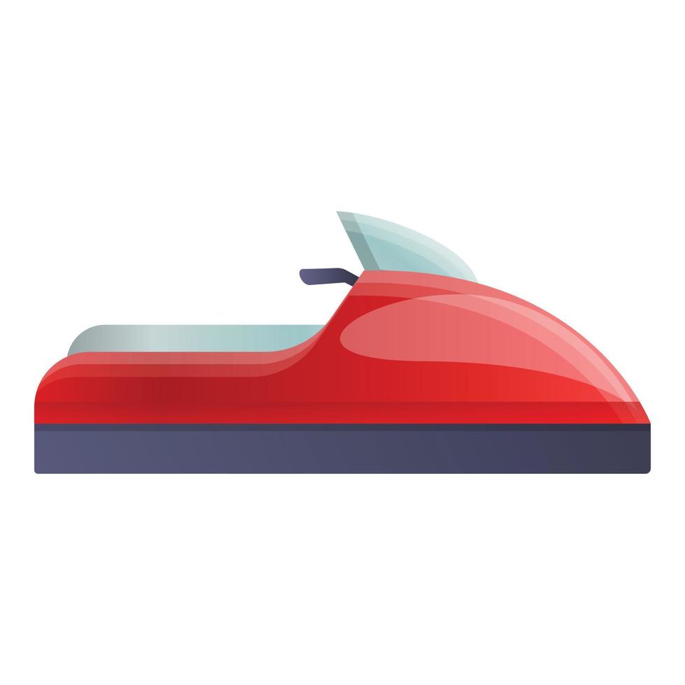 Jet ski icoon, tekenfilm stijl vector