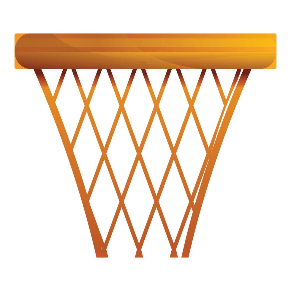 basketbal mand icoon, tekenfilm stijl vector