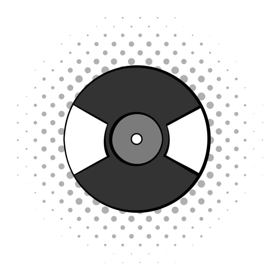 grammofoon vinyl lp Vermelding icoon vector