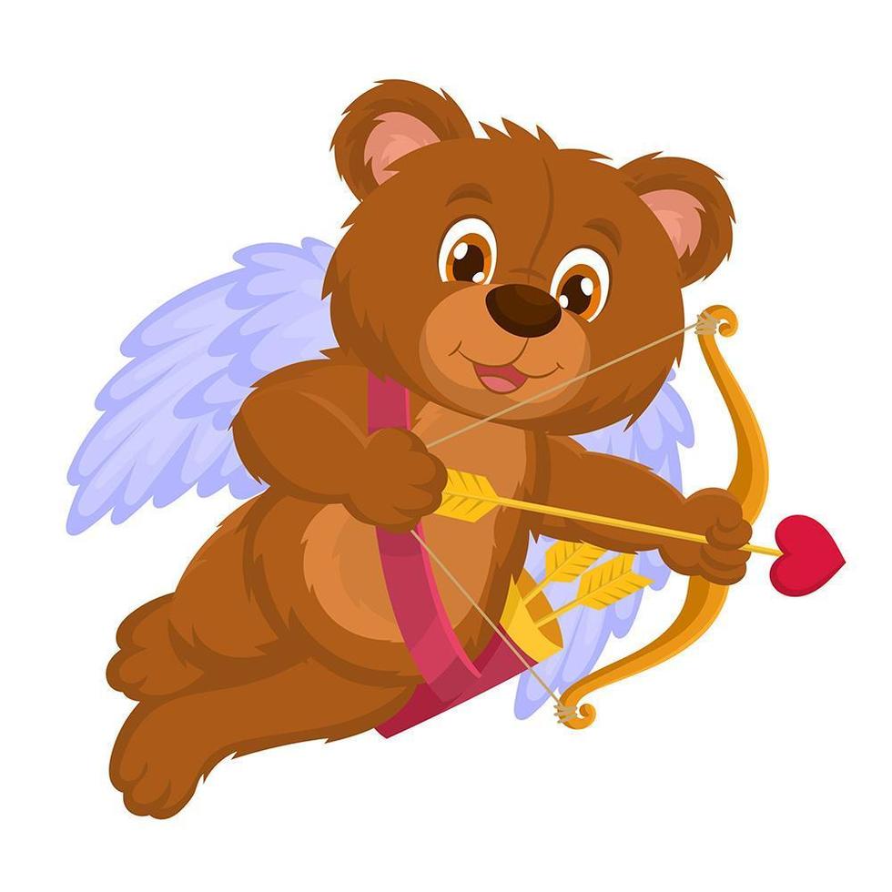 kleine cupido beer vector