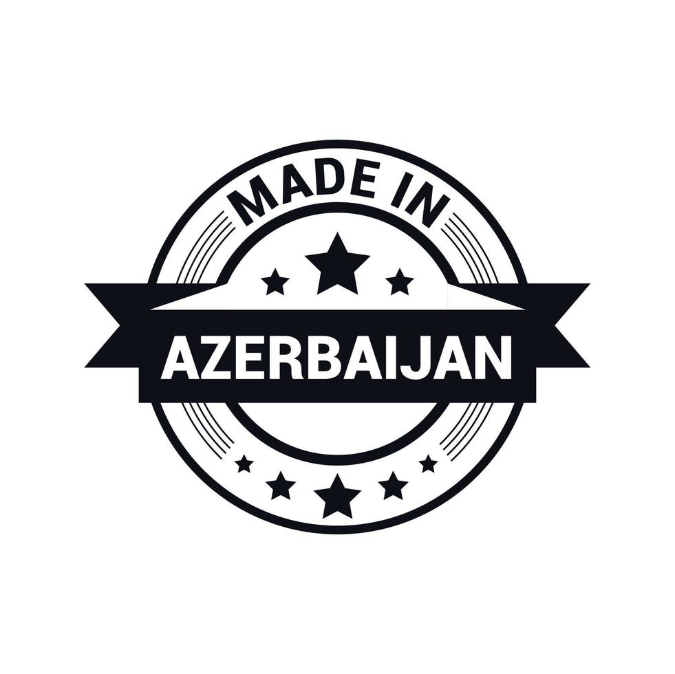 Azerbeidzjan postzegel ontwerp vector