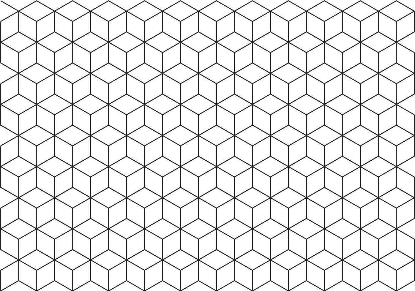 abstract geometrie zeshoek patroon lijn kunst. vector