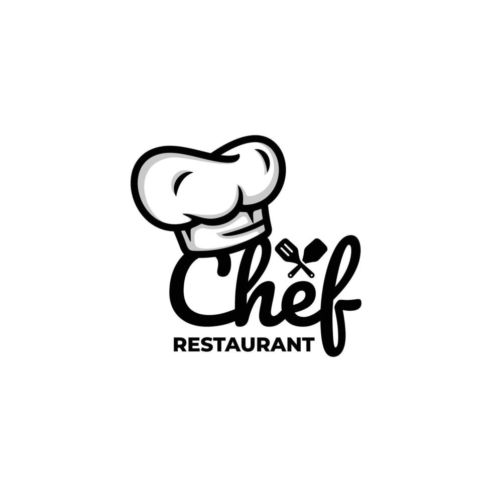 chef logo ontwerp vector illustratie