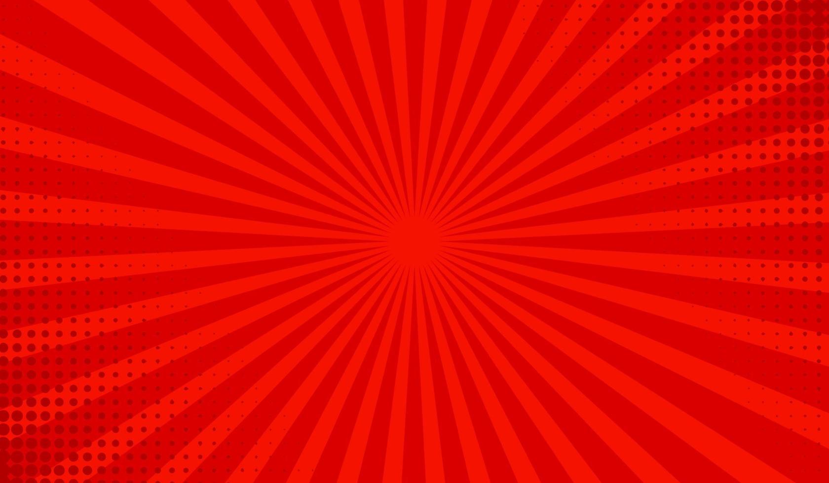 rood halftone grappig tekenfilm achtergrond vector