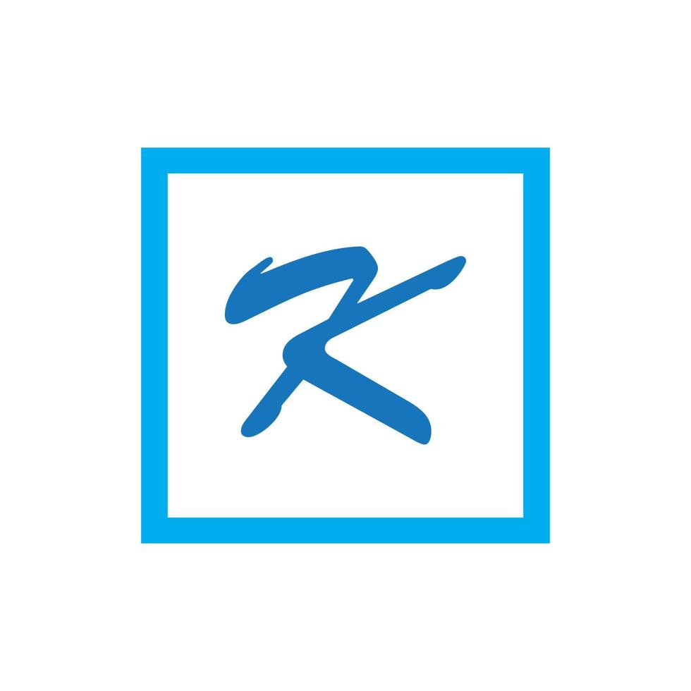 letter k logo pictogram ontwerp sjabloon elementen vector