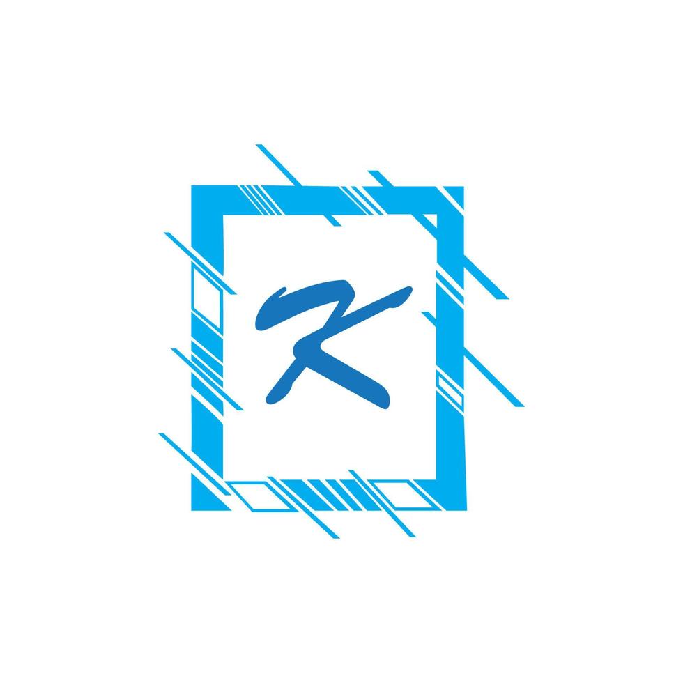 letter k logo pictogram ontwerp sjabloon elementen vector