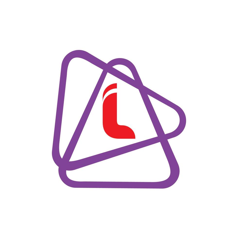 brief l logo sjabloon vector icoon ontwerp