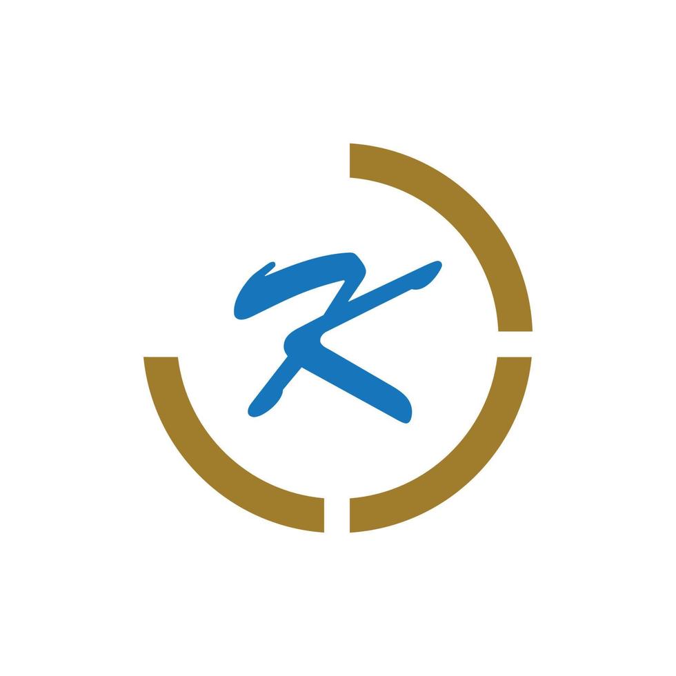 letter k logo pictogram ontwerp sjabloon elementen vector