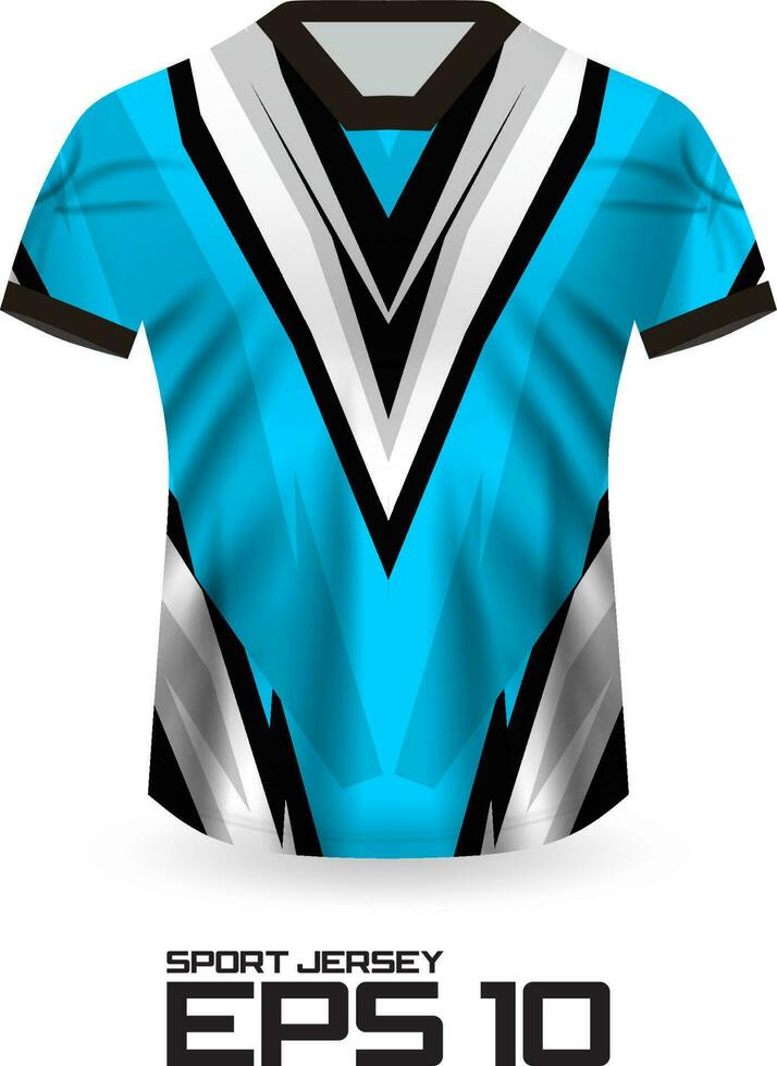 racing Jersey overhemd ontwerp concept voor sport- team uniform vector