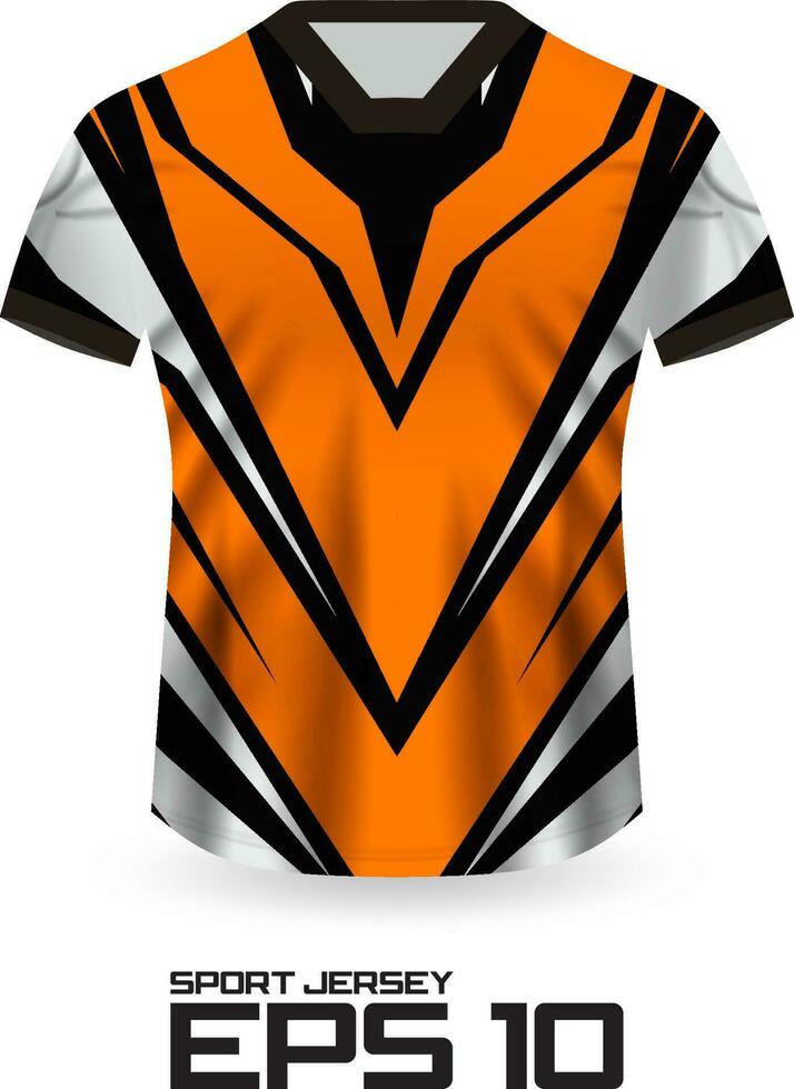 racing Jersey overhemd ontwerp concept voor sport- team uniform vector