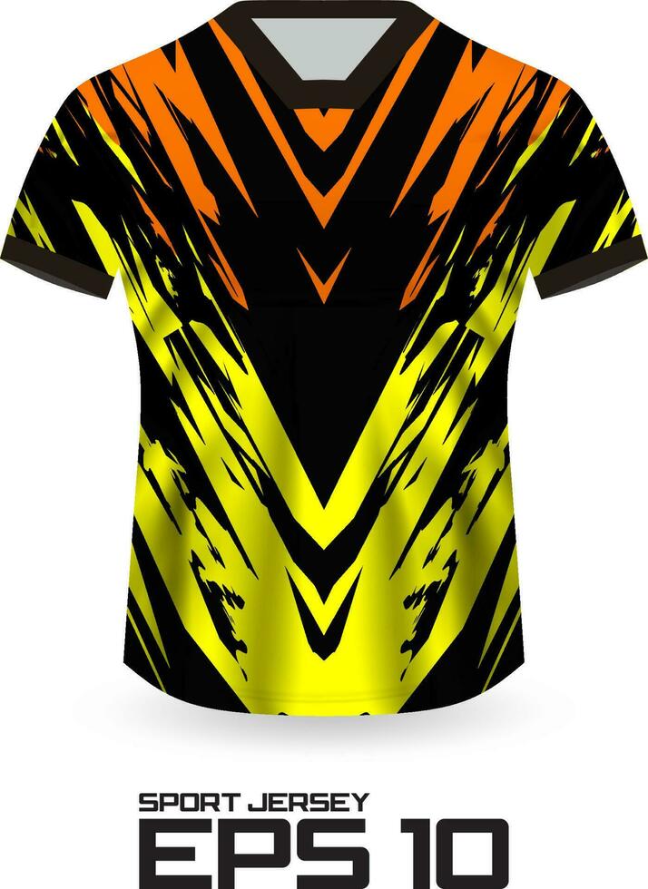 racing Jersey overhemd ontwerp concept voor sport- team uniform vector