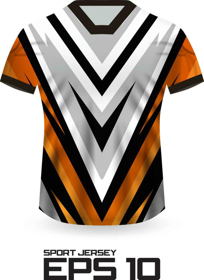 racing Jersey overhemd ontwerp concept voor sport- team uniform vector