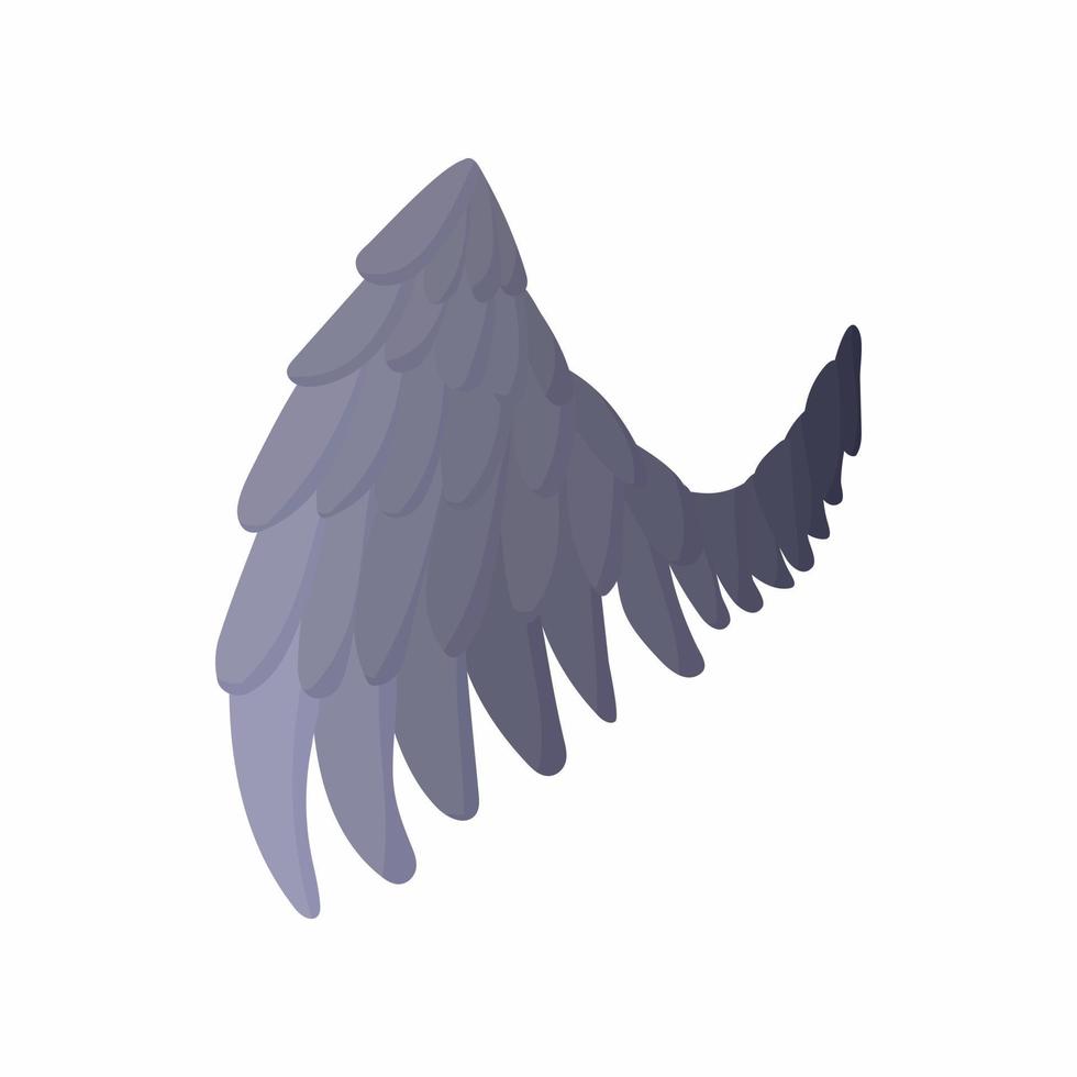 adelaar vleugel icoon, tekenfilm stijl vector