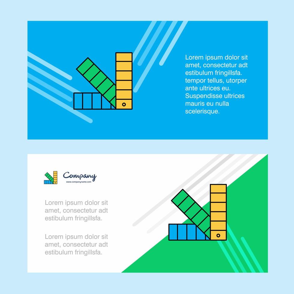 schaal abstract zakelijke bedrijf banier sjabloon horizontaal reclame bedrijf banier vector