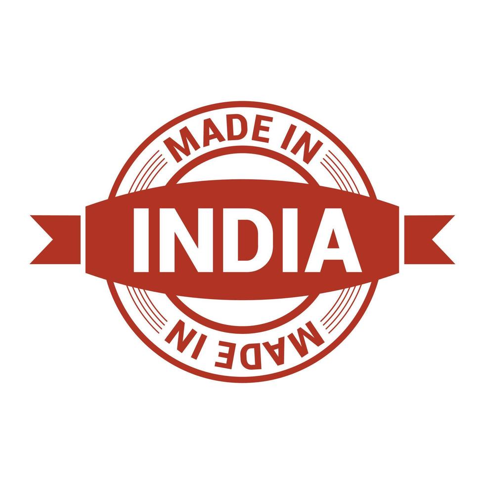 Indië postzegel ontwerp vector