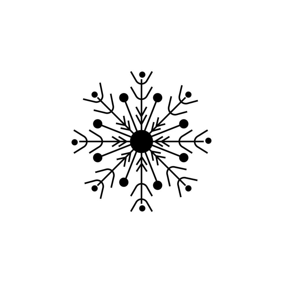sneeuw vlokken icoon illustratie vector