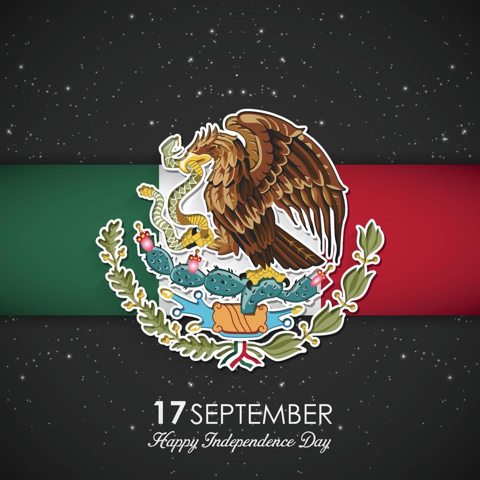 Mexico onafhankelijkheid dag ontwerp vector