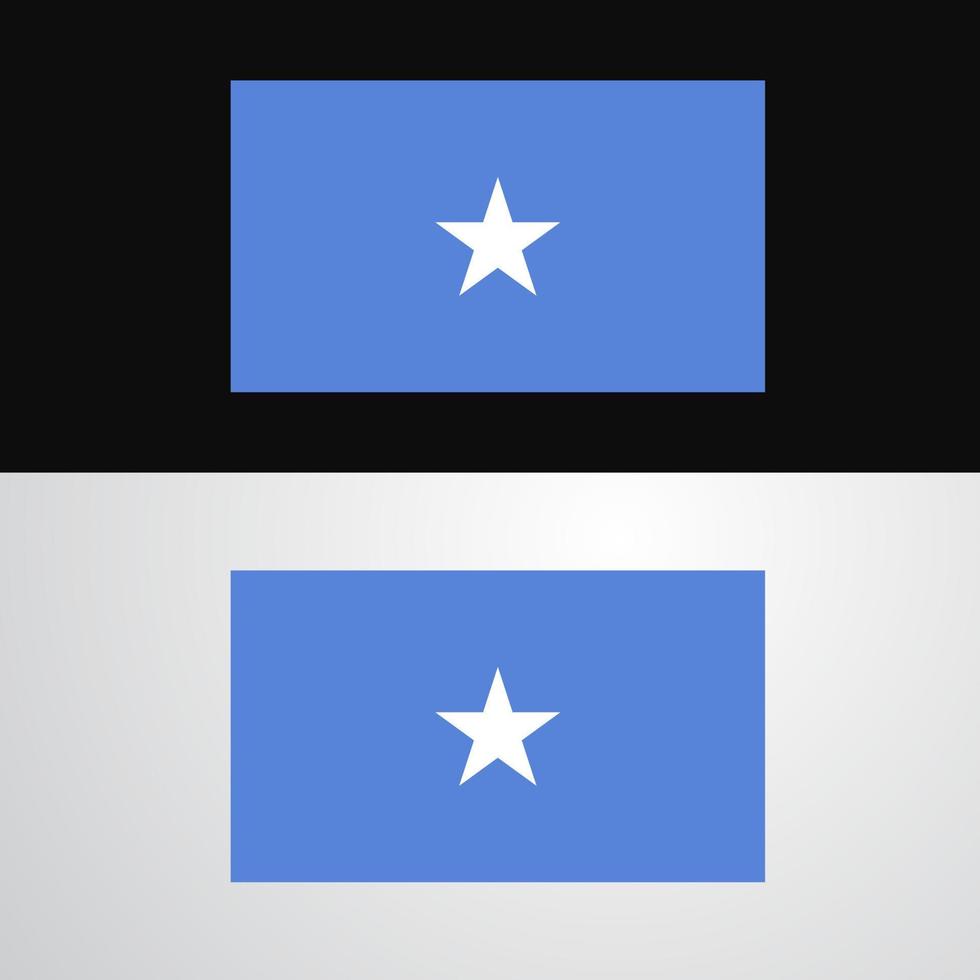 Somalië vlag banier ontwerp vector