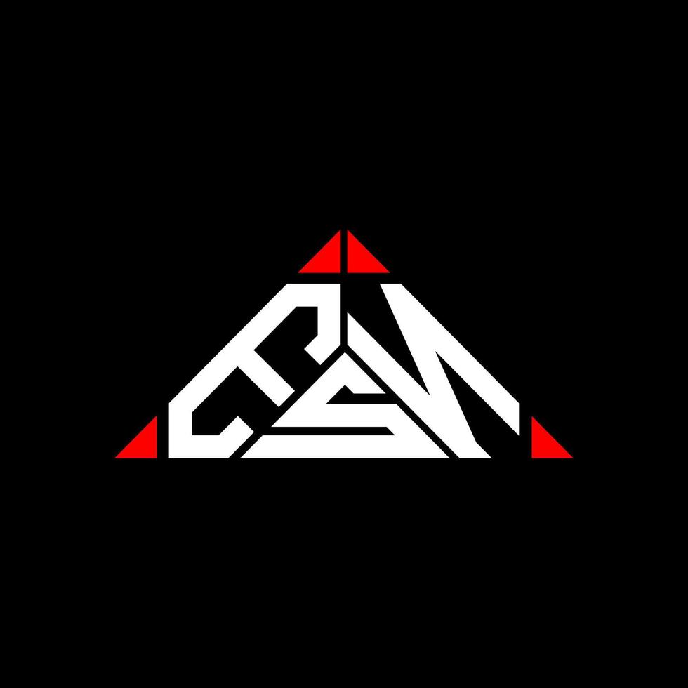 esn brief logo creatief ontwerp met vector grafisch, esn gemakkelijk en modern logo in ronde driehoek vorm geven aan.