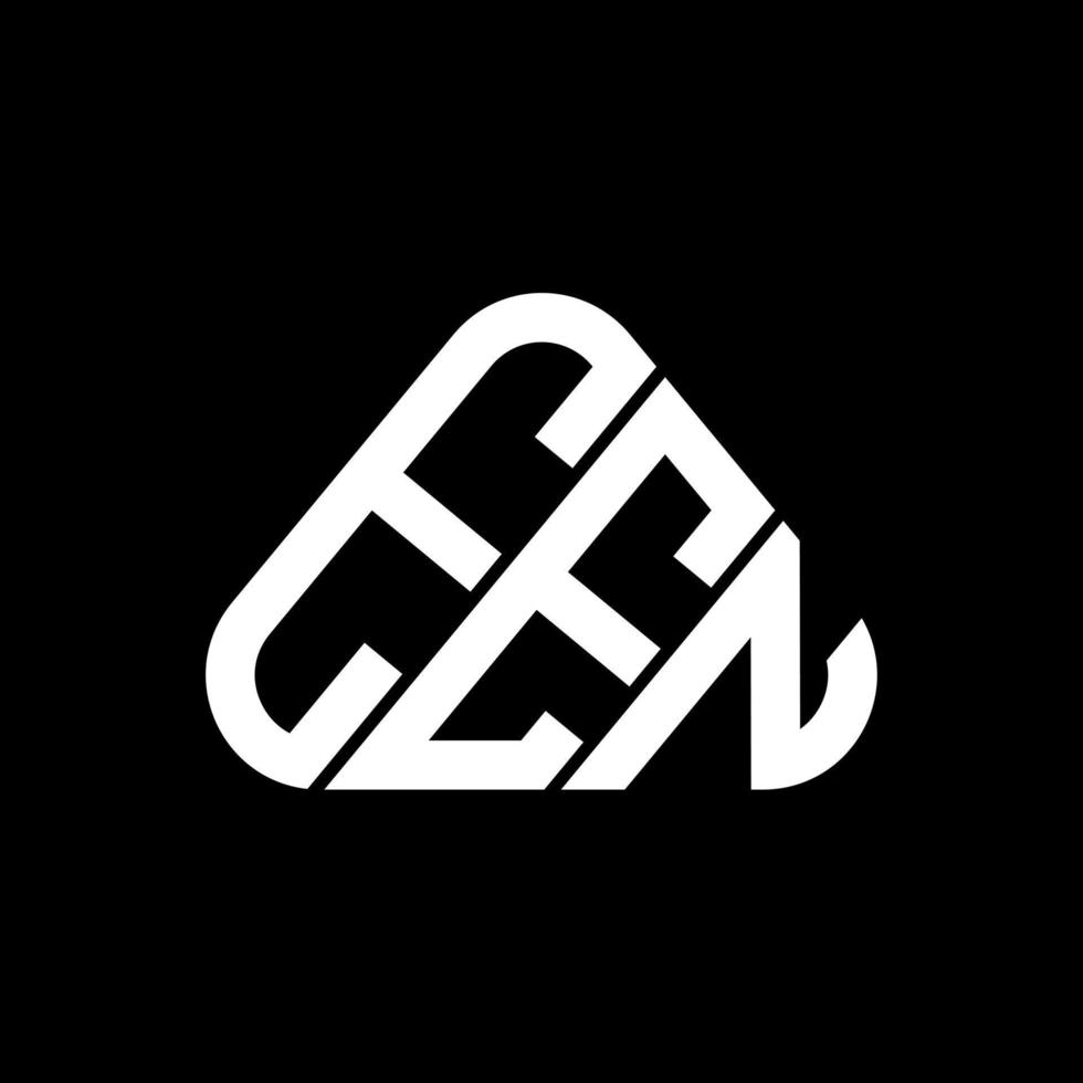 Een brief logo creatief ontwerp met vector grafisch, Een gemakkelijk en modern logo in ronde driehoek vorm geven aan.