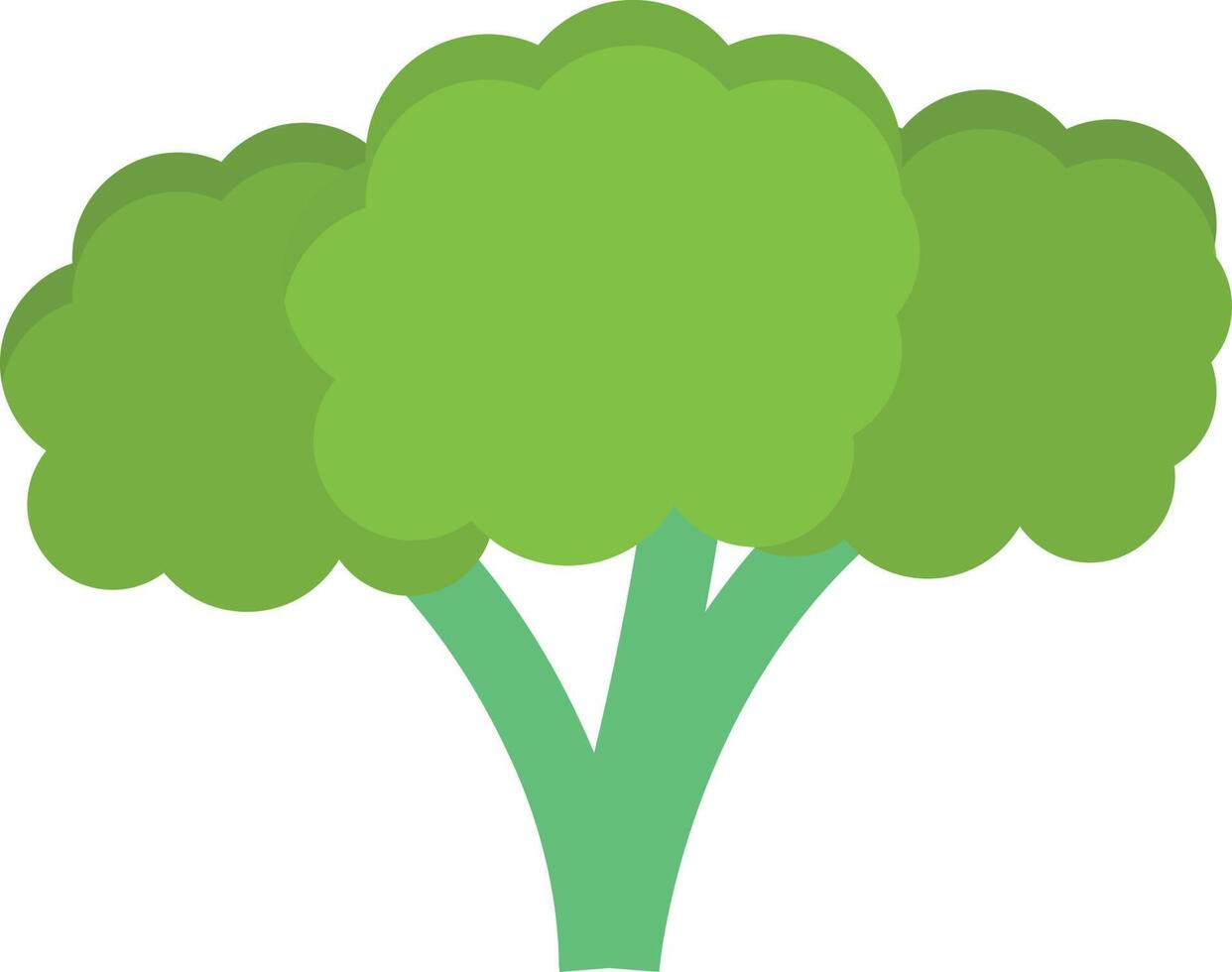 broccoli vectorillustratie op een background.premium kwaliteit symbolen.vector iconen voor concept en grafisch ontwerp. vector