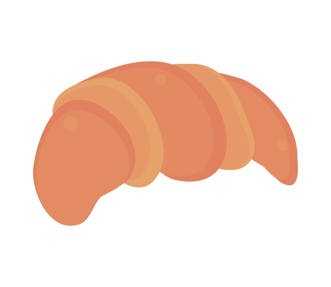 croissant brood icoon vector