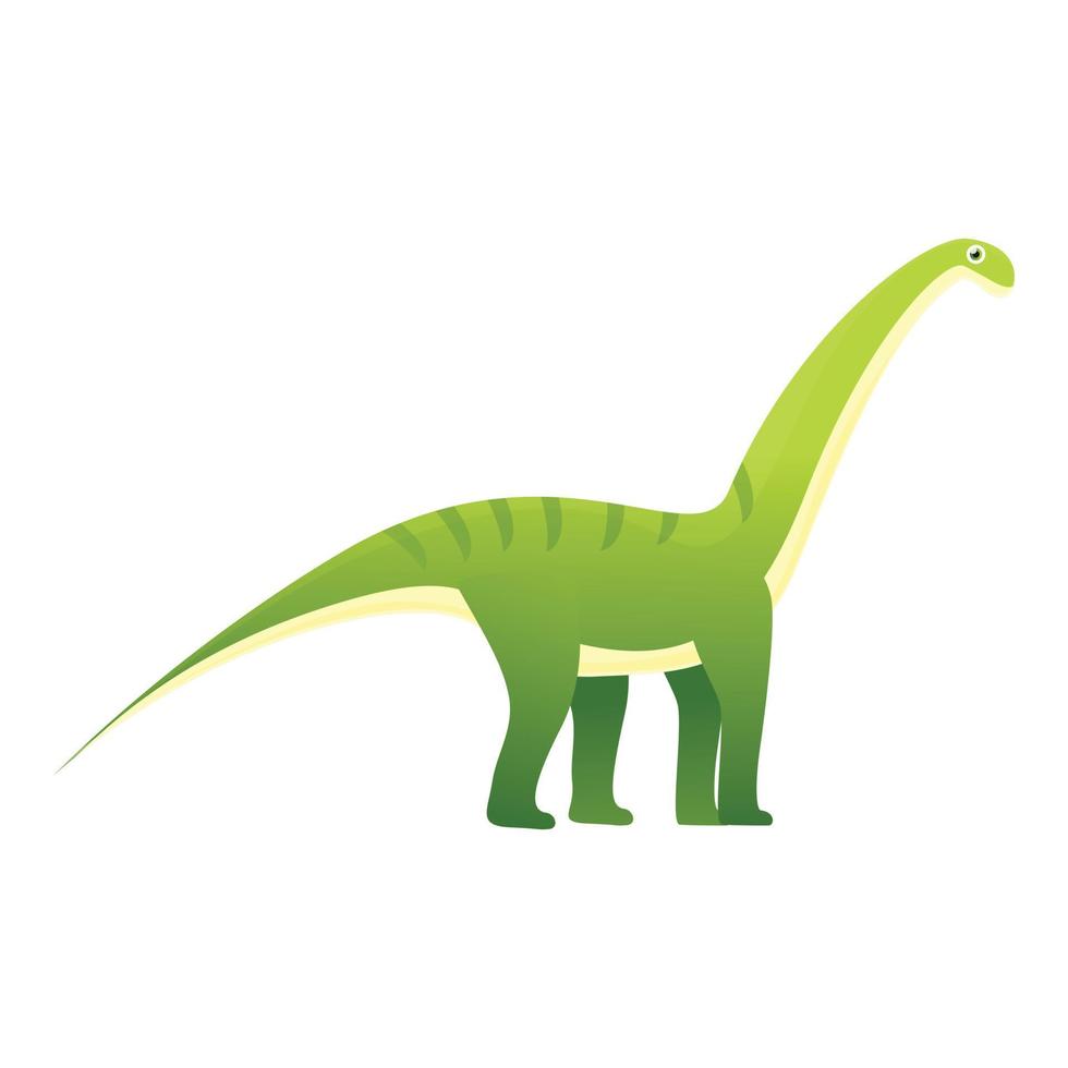 brachiosaurus icoon, tekenfilm stijl vector