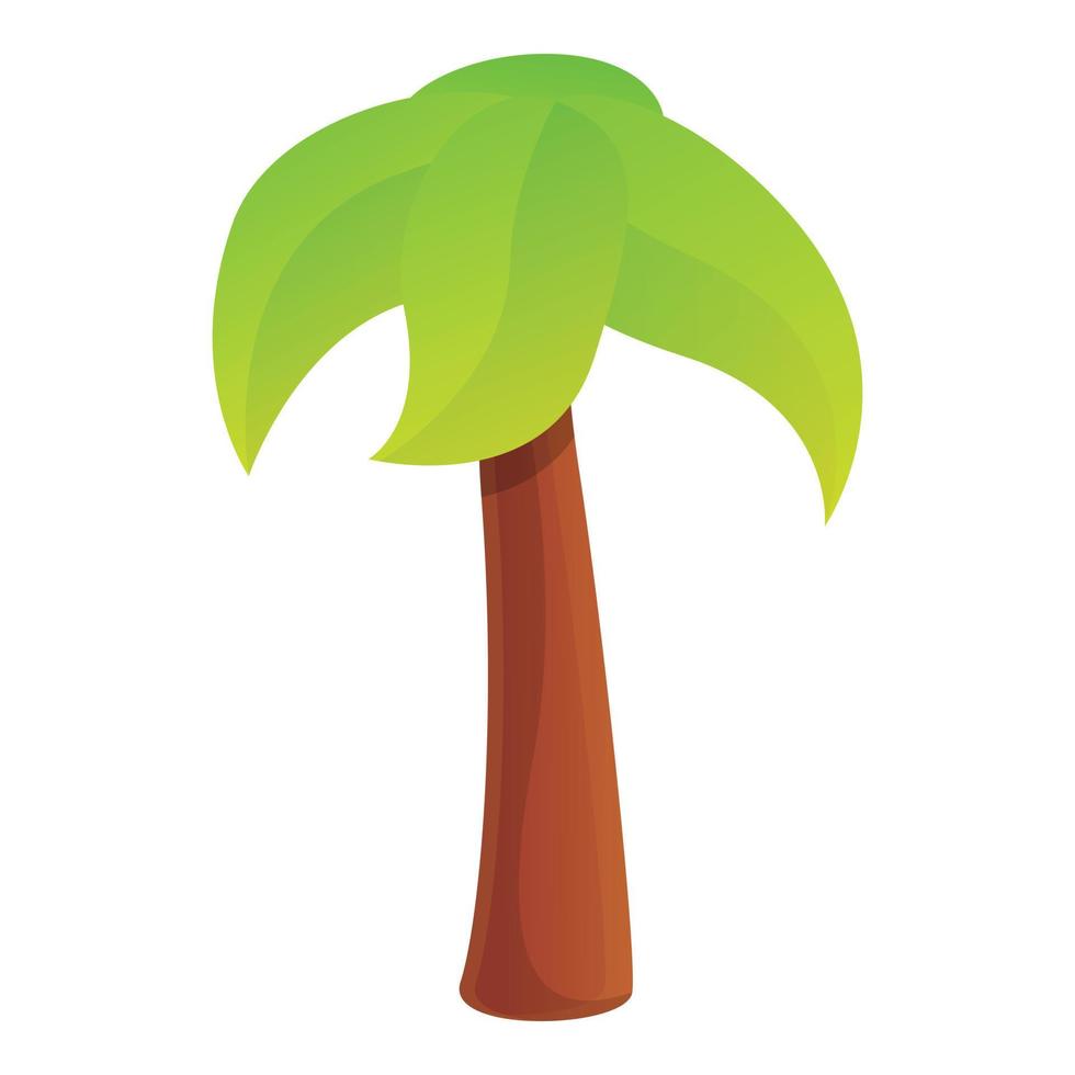 palm boom icoon, tekenfilm stijl vector