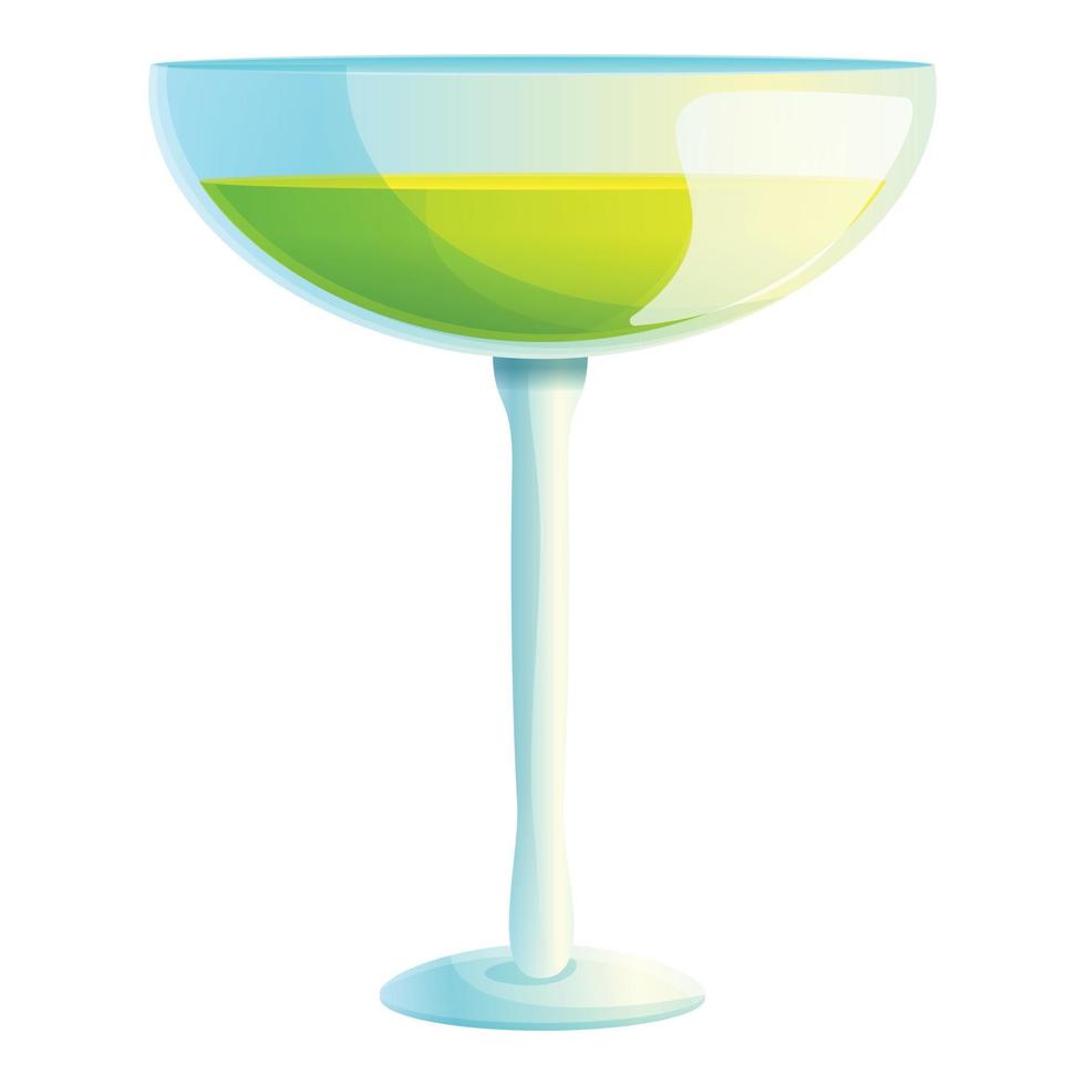 tonic cocktail icoon, tekenfilm stijl vector