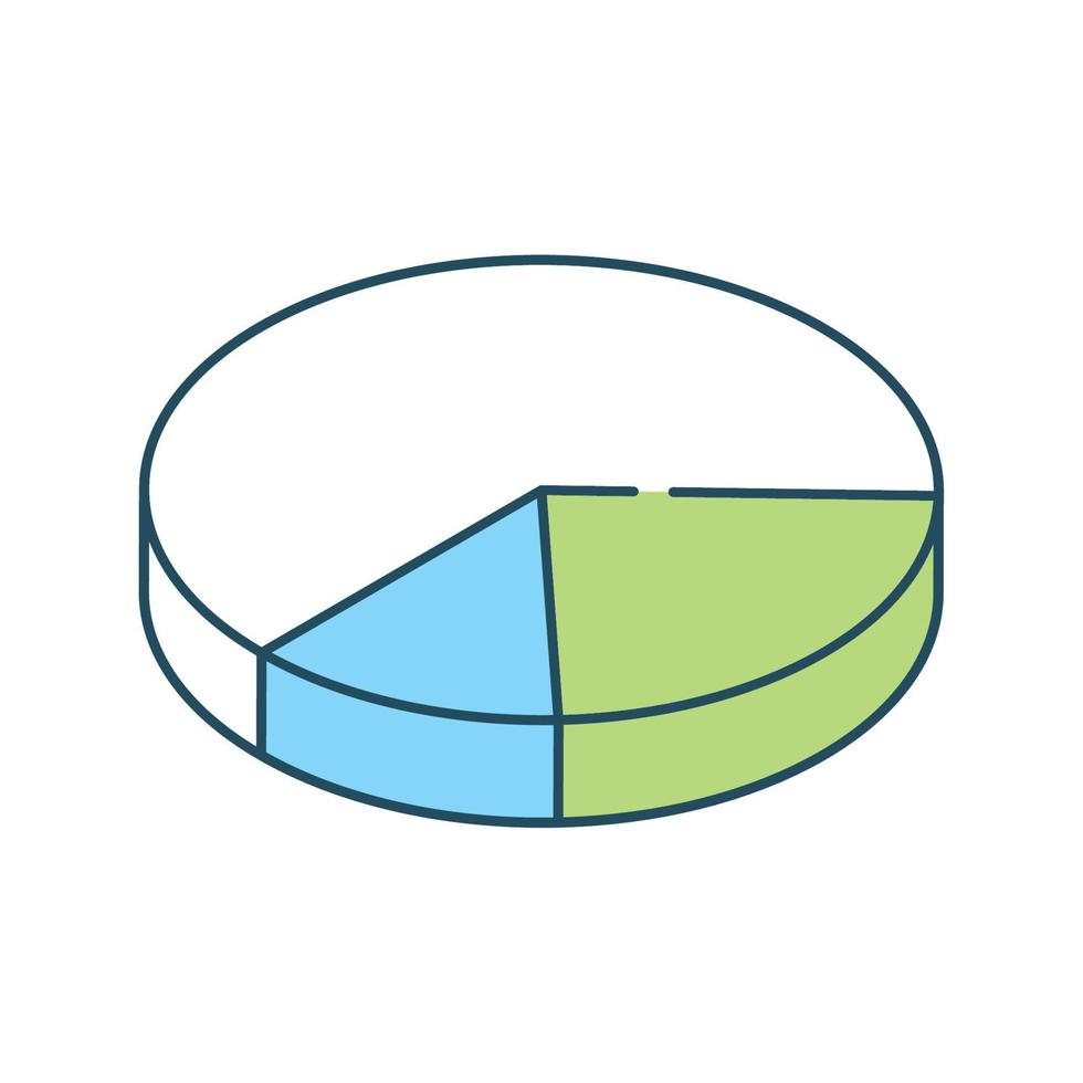 isometrische bedrijf diagram vector