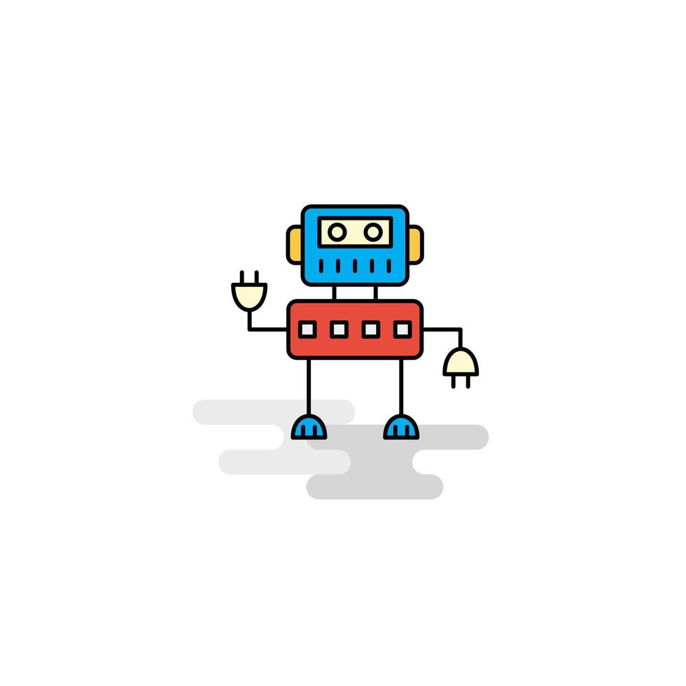 vlak robotica icoon vector