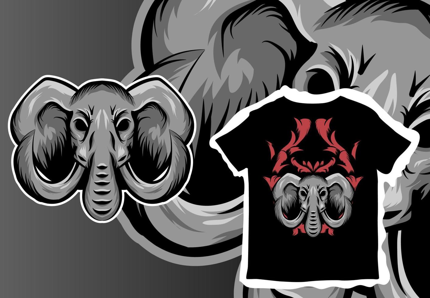 olifant mascotte logo sport - vector dieren mascotte logo wild olifant ontwerp , embleem geïsoleerd teken esport team logo