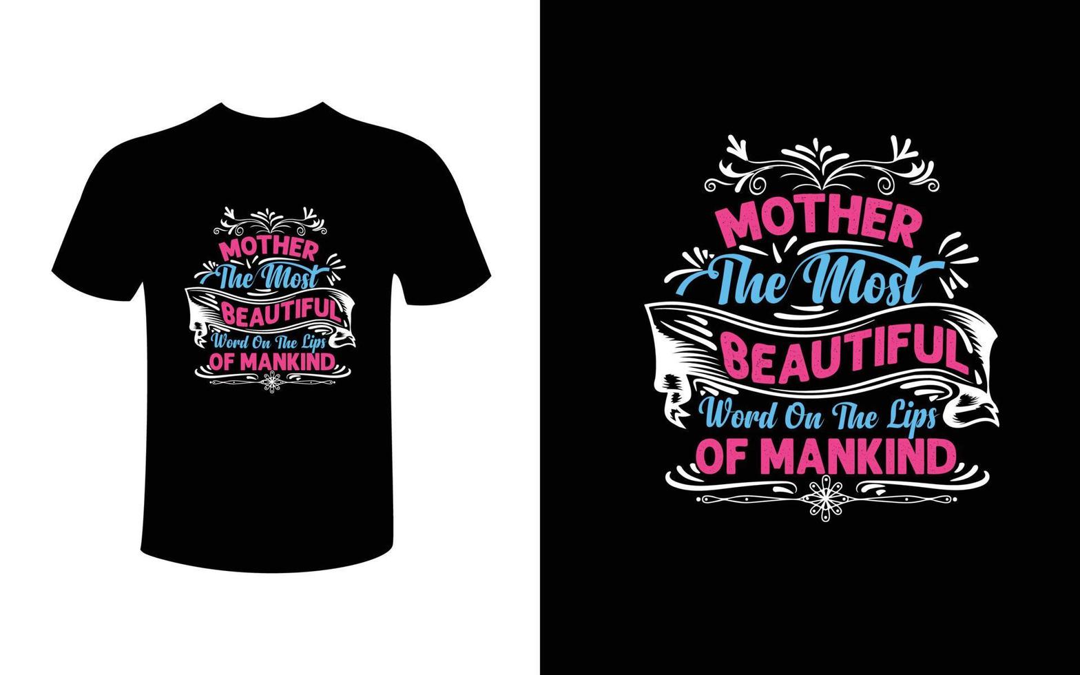moeder dag typografie t-shirt ontwerp vector