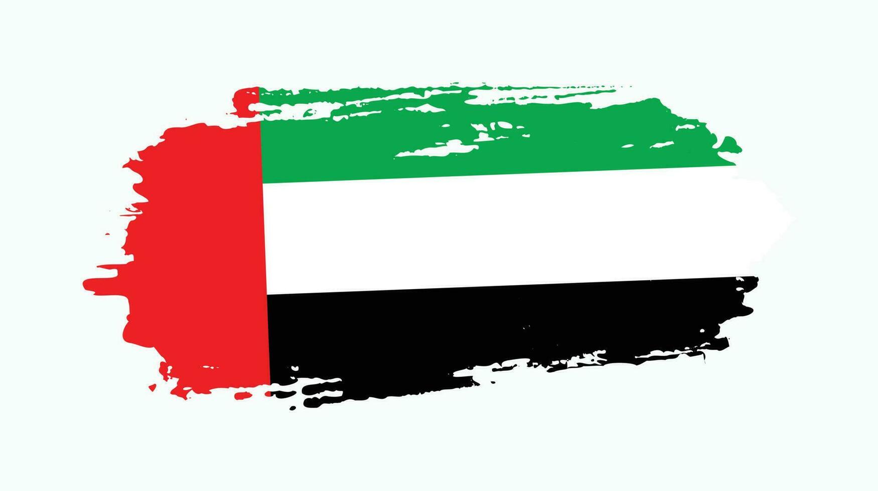 wijnoogst Verenigde Arabisch emiraten grunge structuur vlag vector