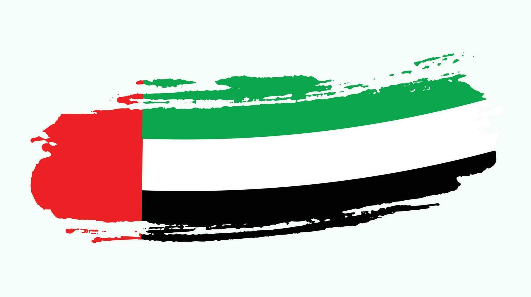 nieuw vervaagd grunge structuur wijnoogst Verenigde Arabisch emiraten vlag vector