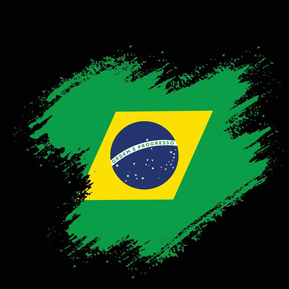 Brazilië plons vlag vector