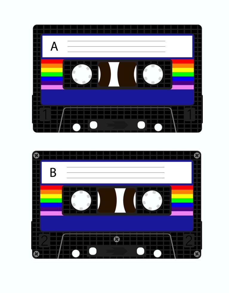 cassette bandje. vector illustratie