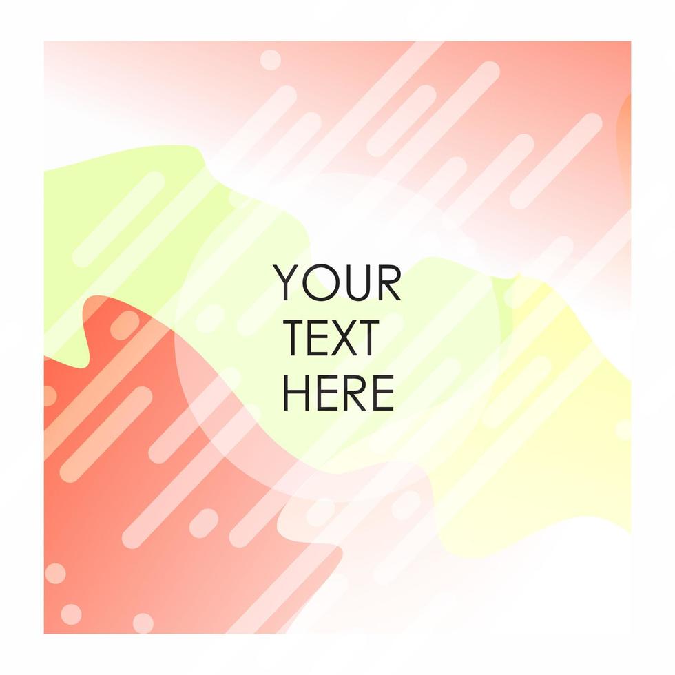 kleurrijk achtergrond met typografie vector
