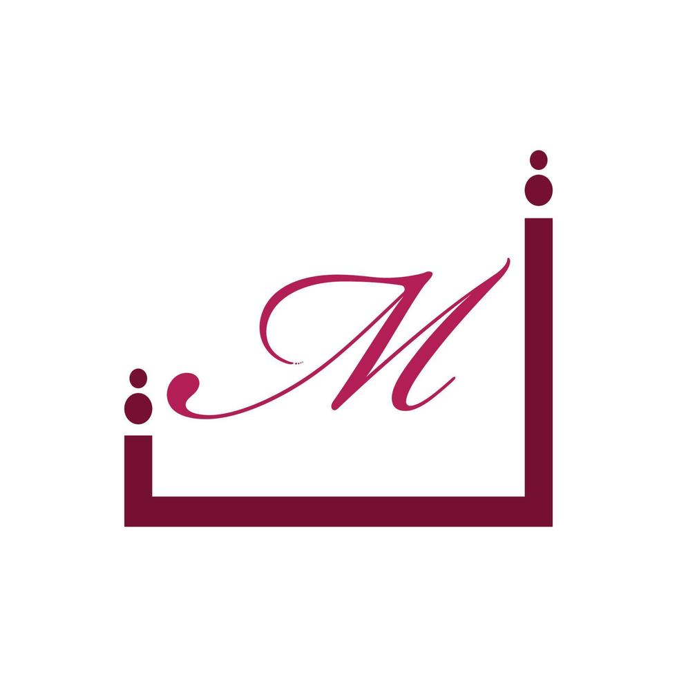 letter m business corporate abstracte eenheid vector logo ontwerpsjabloon