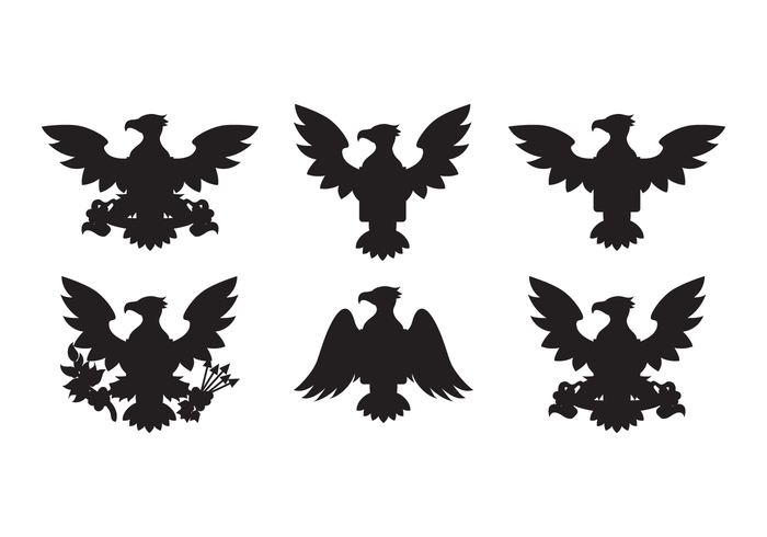 Eagle Seal Silhouette vector