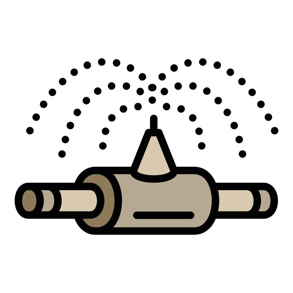 water irrigatie icoon, schets stijl vector