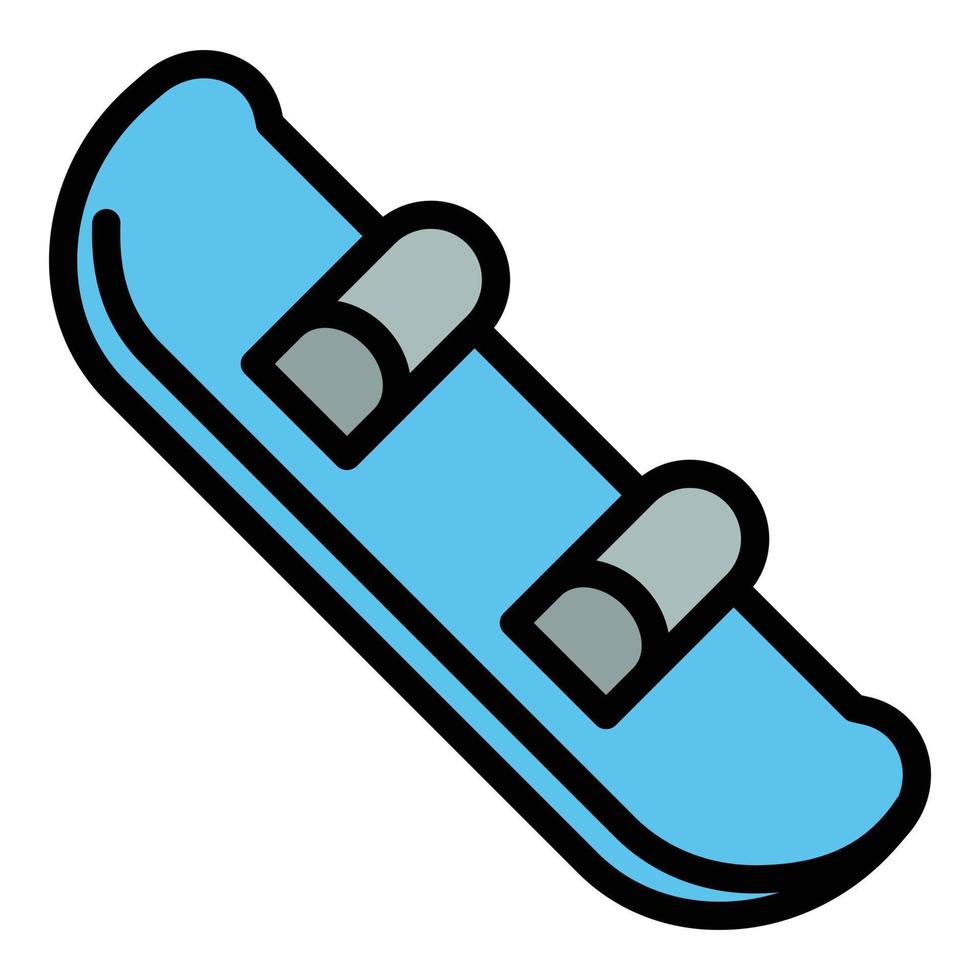 snowboarden bord icoon, schets stijl vector