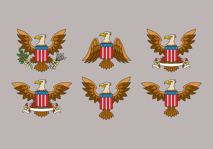 Eagle Seal USA Vector