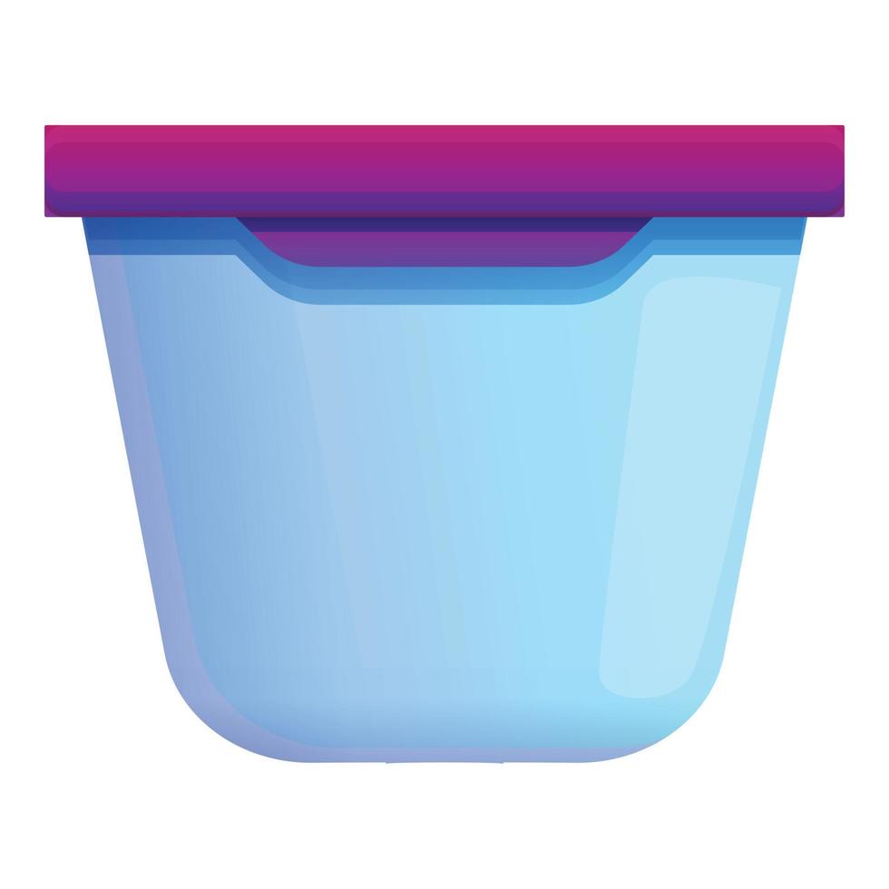 plasticware icoon, tekenfilm stijl vector