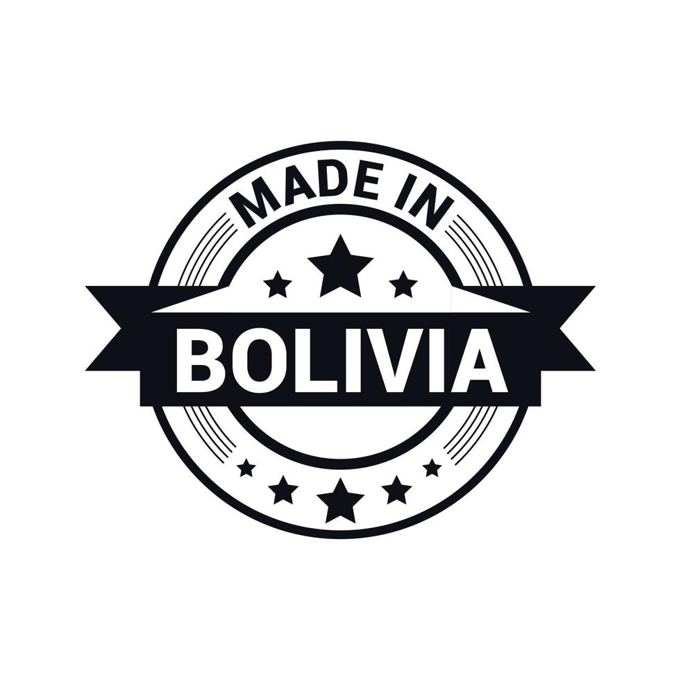 Bolivia postzegel ontwerp vector