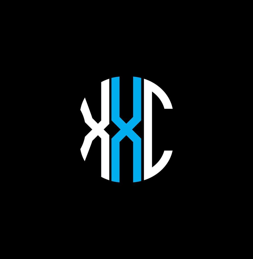 xxc brief logo abstract creatief ontwerp. xxc uniek ontwerp vector