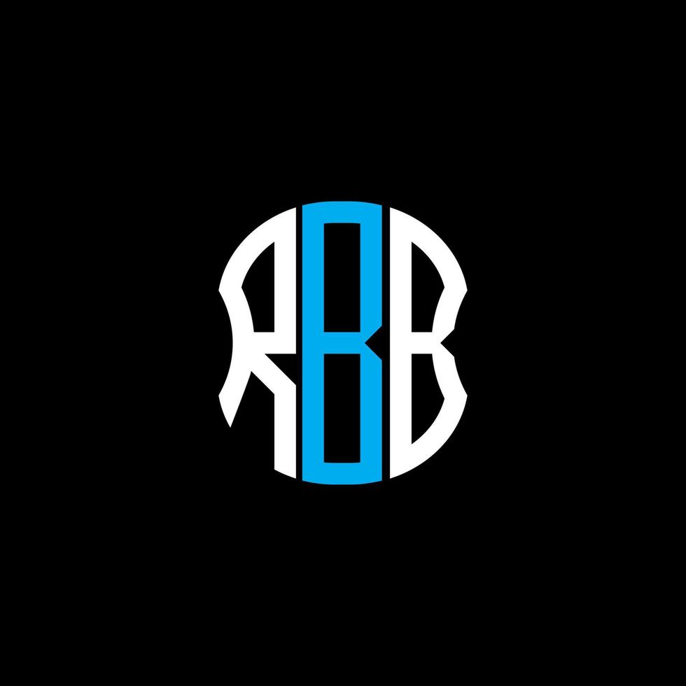 rbb brief logo abstract creatief ontwerp. rbb uniek ontwerp vector