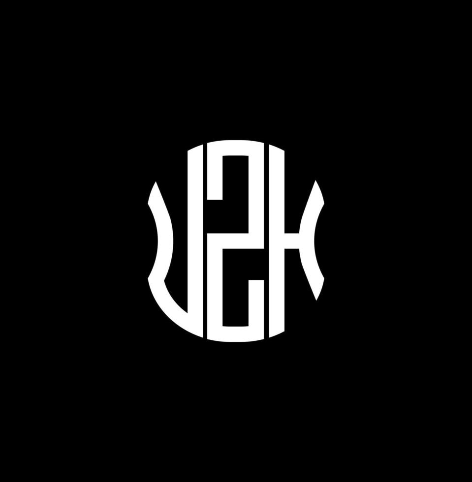 uzh brief logo abstract creatief ontwerp. uzh uniek ontwerp vector