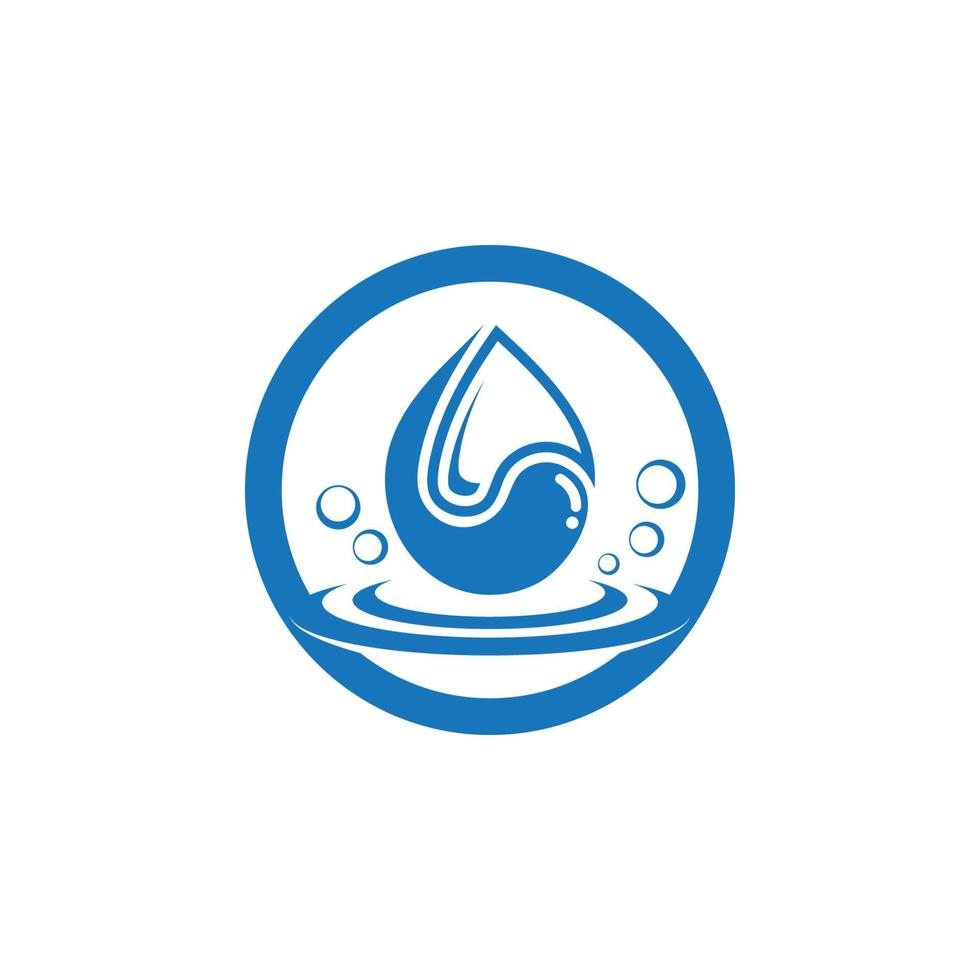 waterdruppel logo sjabloon vector