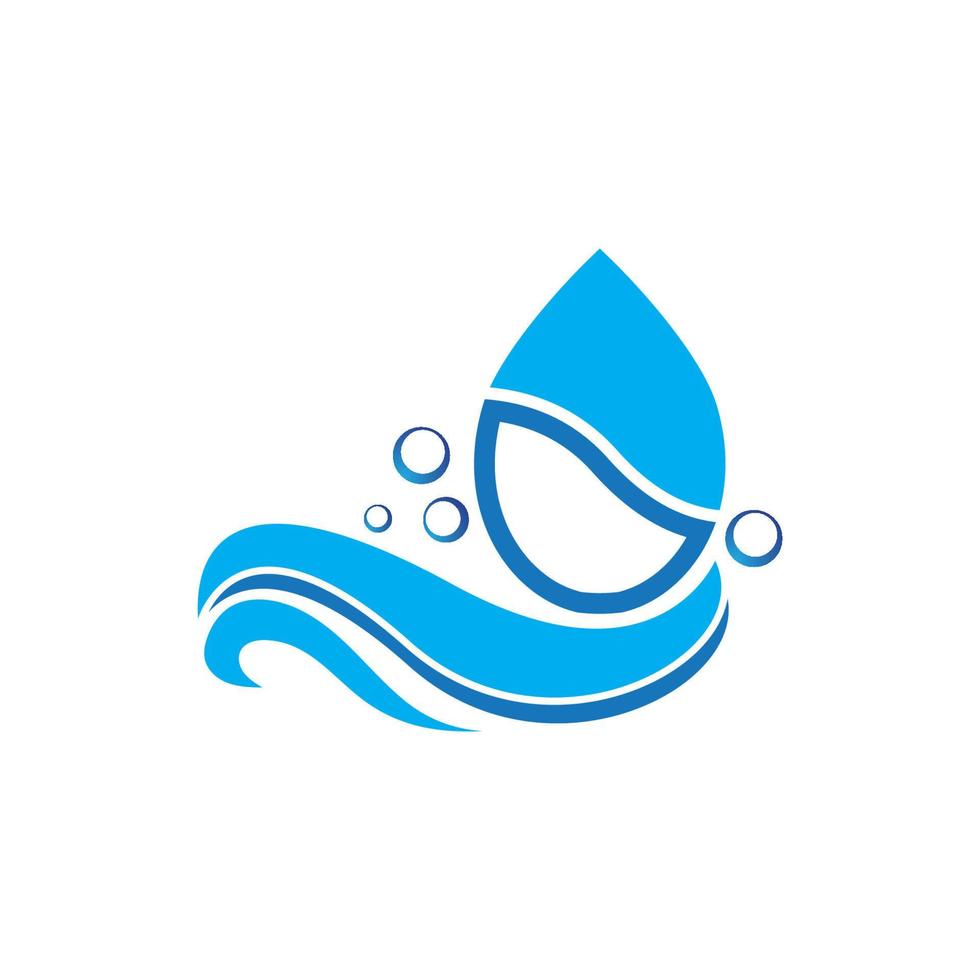 waterdruppel logo sjabloon vector